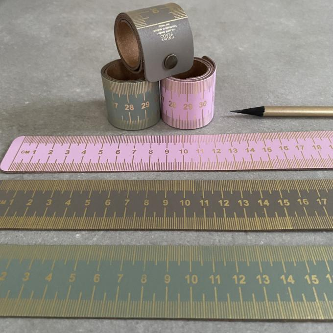 Recycled Leather Ruler