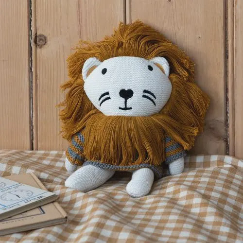 Knitted Lion Teddy