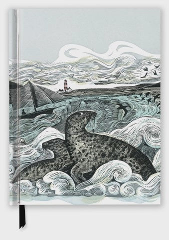 Angela Harding: Seal Song Foiled. Blank Sketch Book