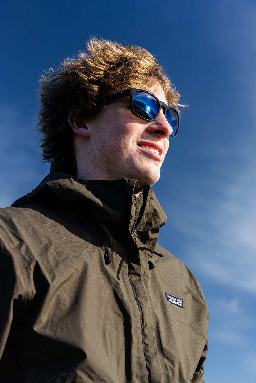 Towan Black - Blue Mirror Polarised Lens