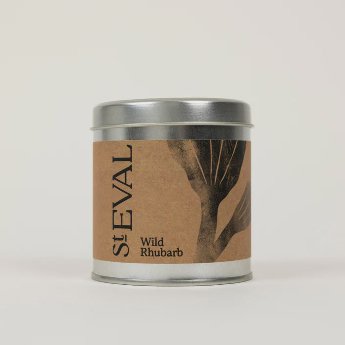 St Eval Tin Candle / Wild Rhubarb