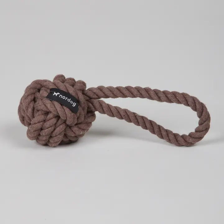 Dog rope toy choc