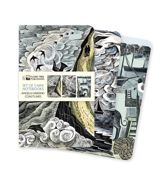 Angela Harding: Coastline Mini Notebook Set of 3