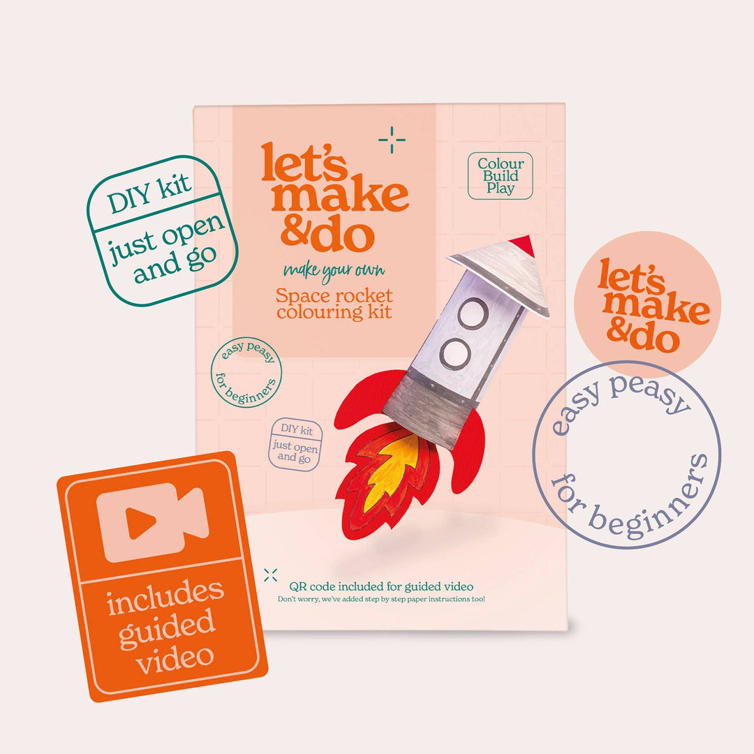 Rocket Colouring Craft Kit