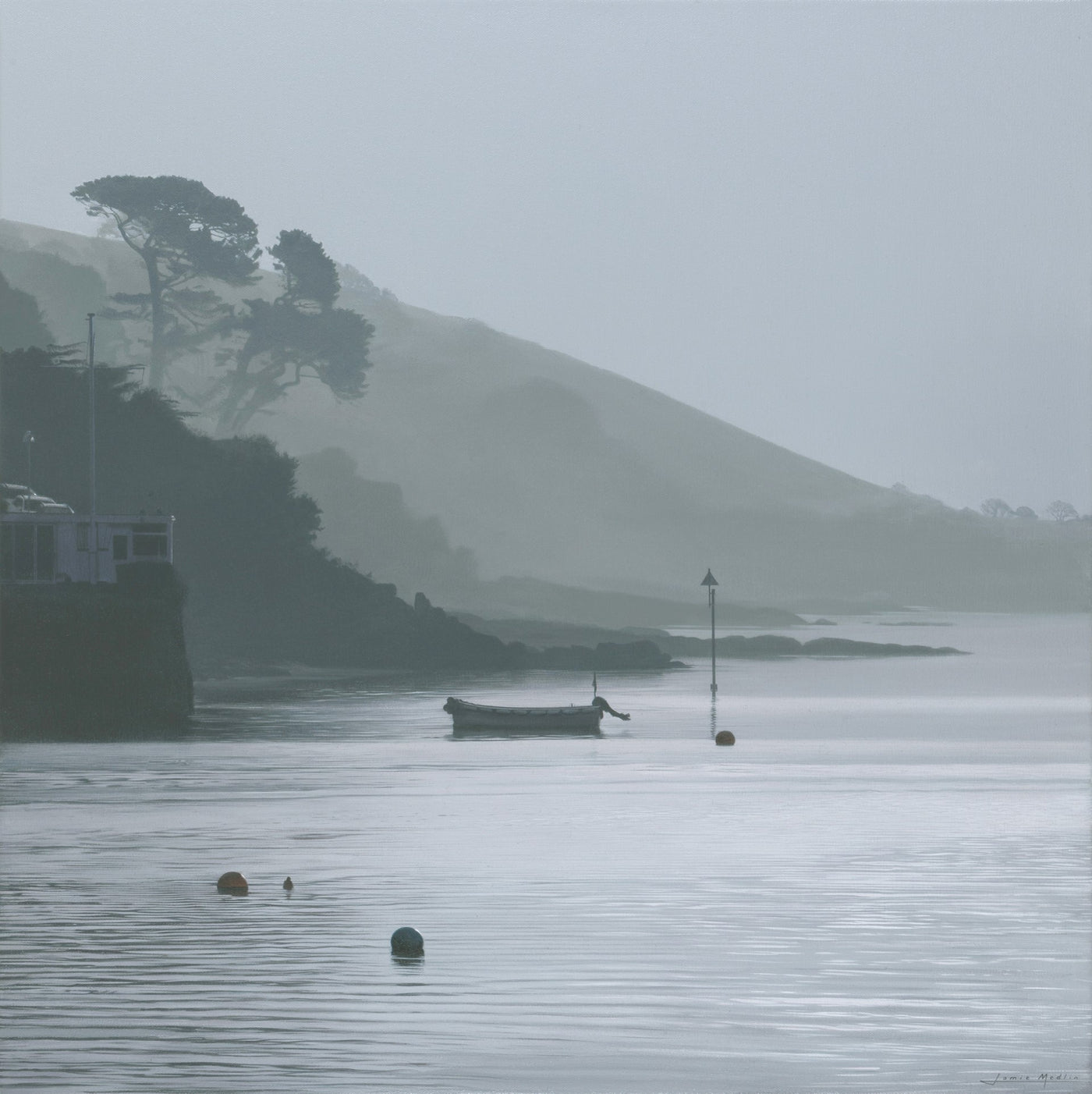 Early Morning Mist - Trefusis by Jamie Medlin