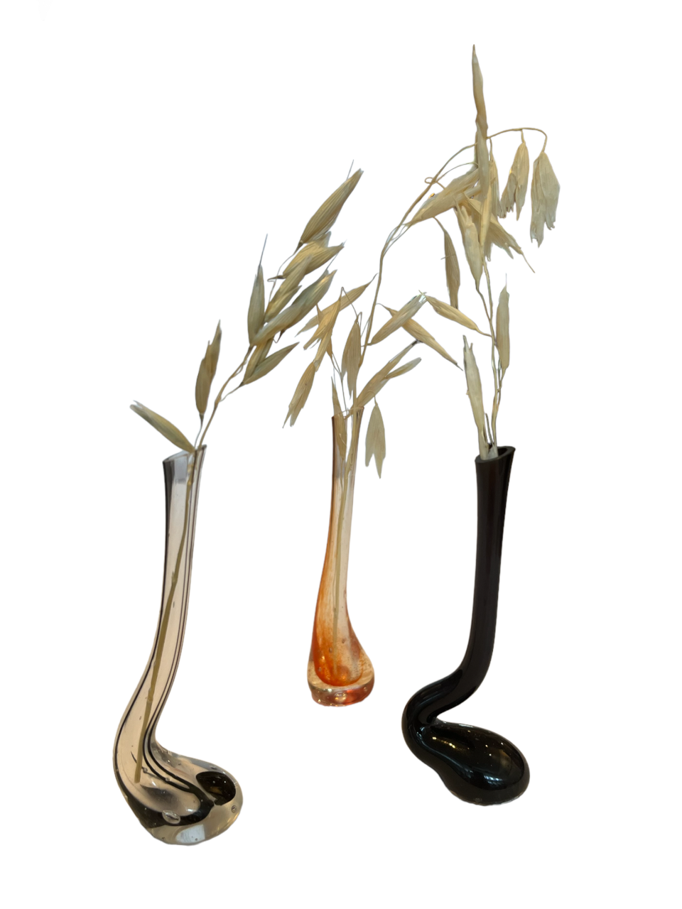 Fused Glass Stem Pot