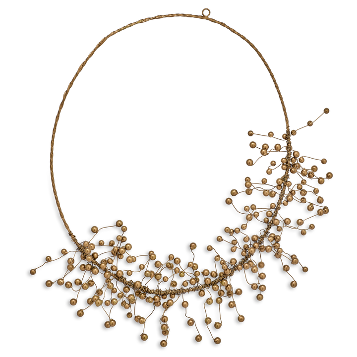 Brass Agatti Berry Wreath