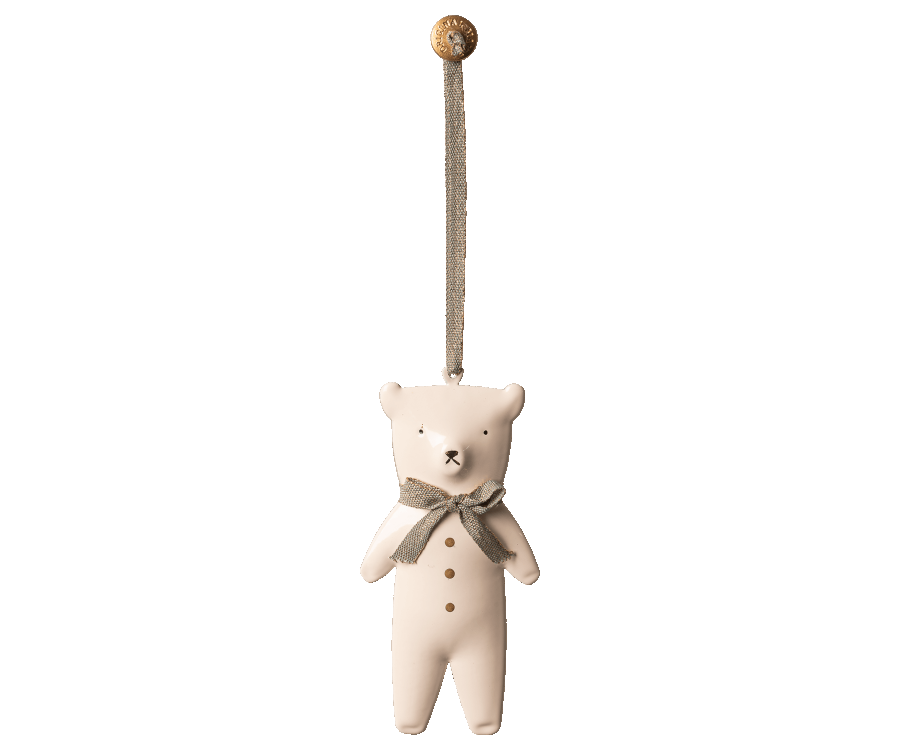 Metal Teddy Bear Ornament