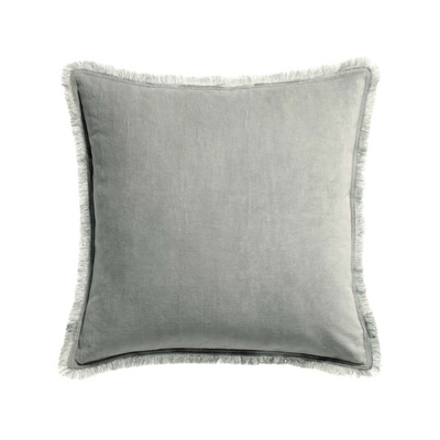 Large Square Fara Cushion Cover - Pearl Grey