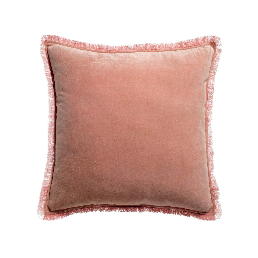 Large Square Fara Cushion Cover - Pink