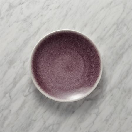 Dessert Plate Purple Plain