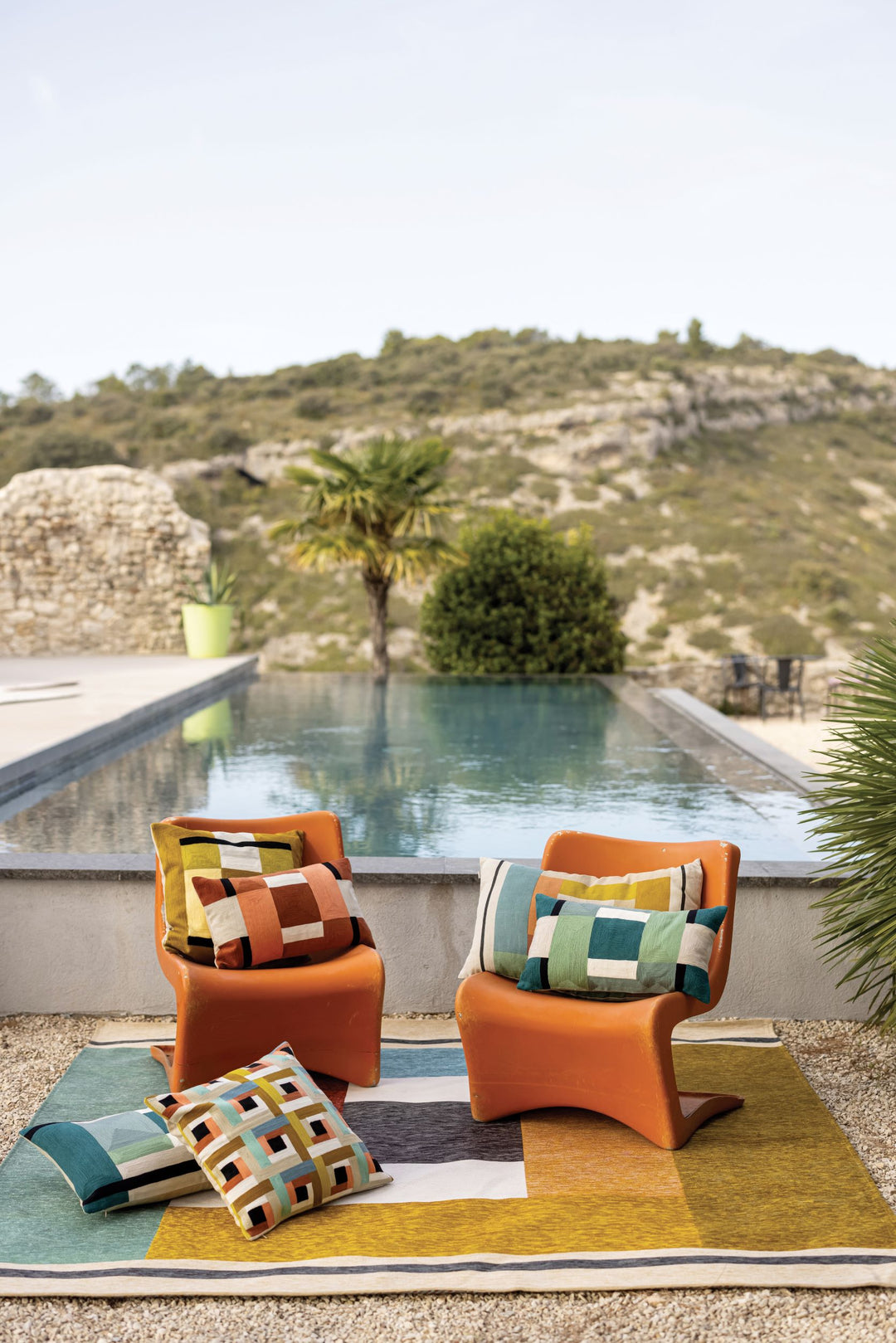 Square Embroidered Delia Cushion Cover